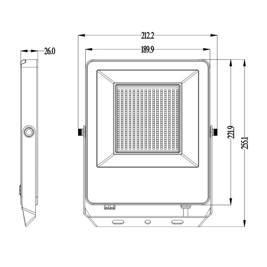 PROJECTOR LED PRO LYNX 100W 24V 6000K IP65