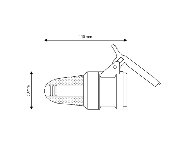 FICHA FÊMEA INDUSTRIAL IP44 PRETO - ENTAC