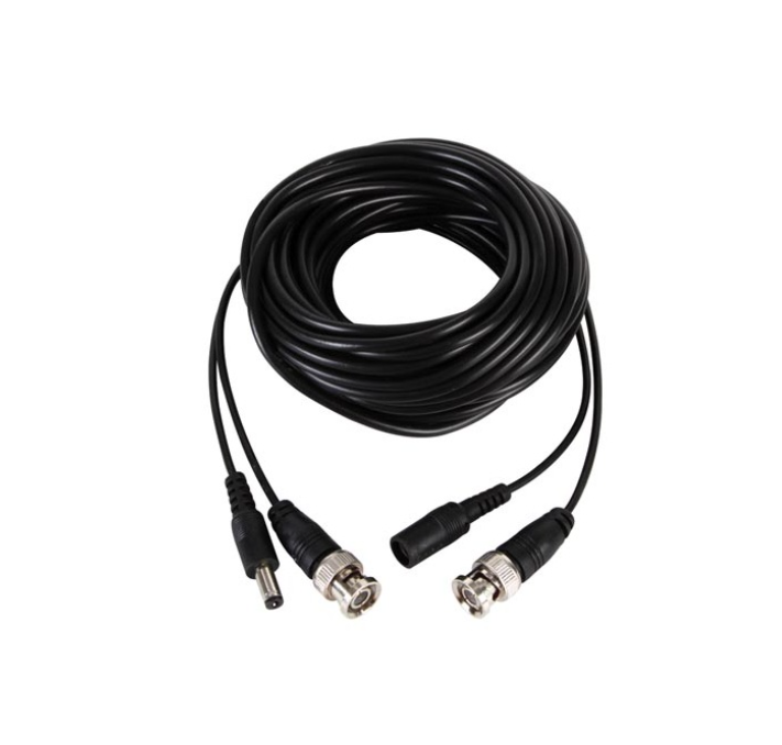 CABO BNC MACHO - BNC MACHO + ALIMENTAÇÃO DC 10MTS - SAFIRE