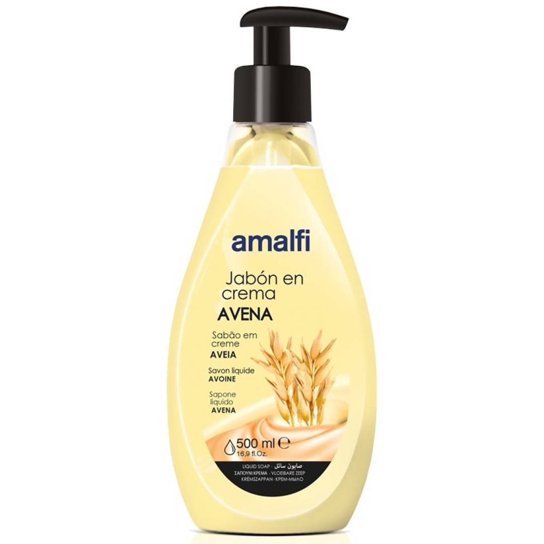 SABONETE LIQUIDO CREME AVENA 500ML - amalfi