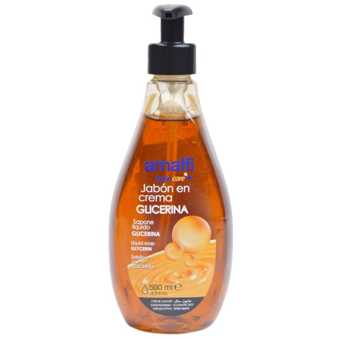 SABONETE LIQUIDO CREME GLICERINA 500ML - amalfi