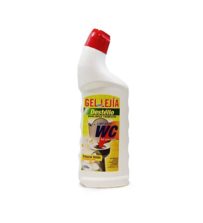 GEL WC LIXIVIA LIMÃO 750ML - DESTELLO