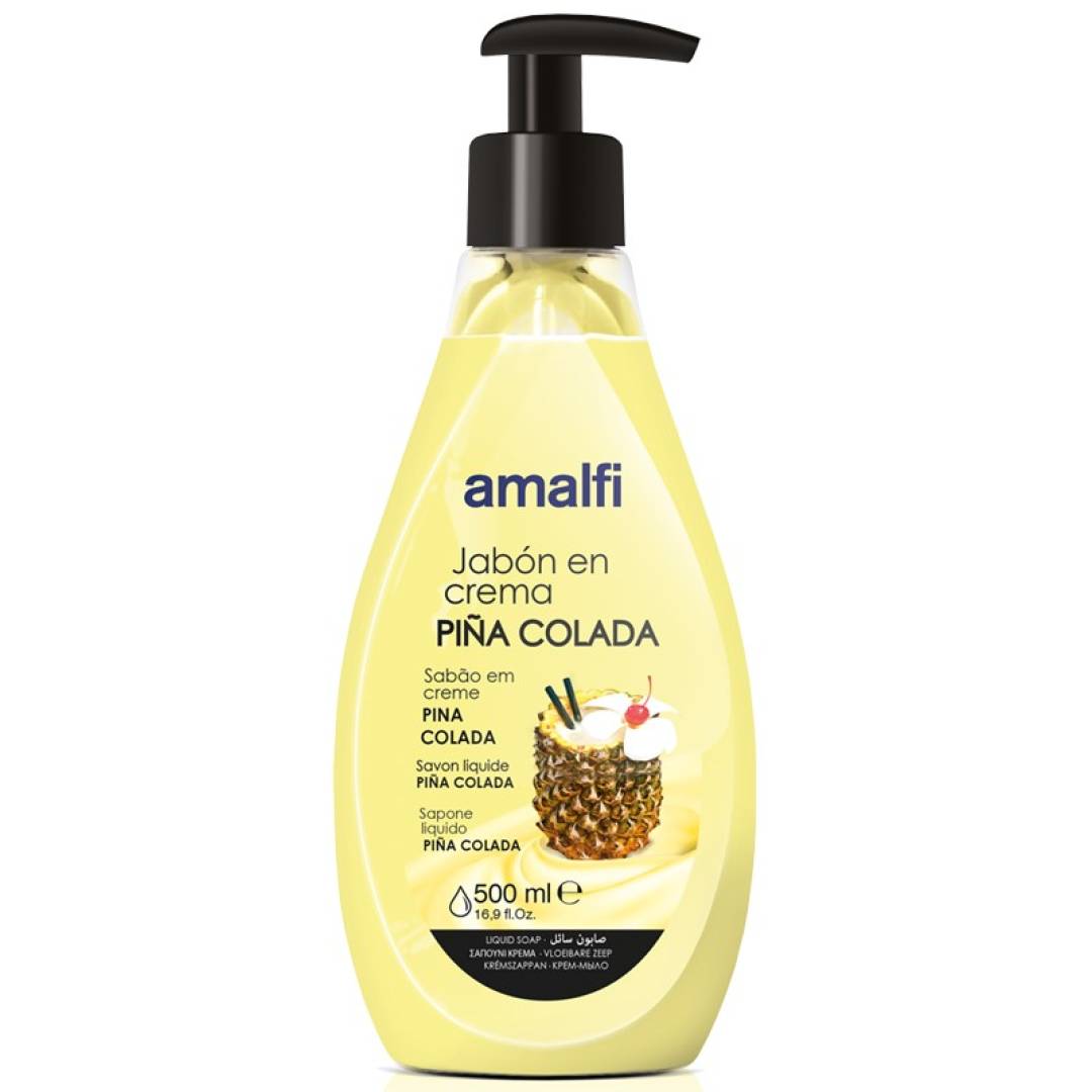 SABONETE LIQUIDO CREME PINA COLADA 500ML - amalfi