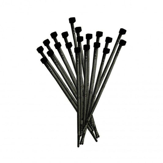 ABRAÇADEIRA DE FIVELA/SERRILHA 300X7,6MM PT (100 UN)