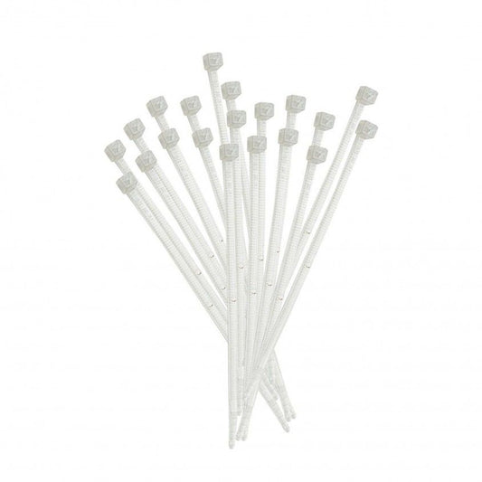 ABRAÇADEIRA DE FIVELA 350 X 4,8mm BRANCO (100pcs) - IBEROSAT (100 UN)