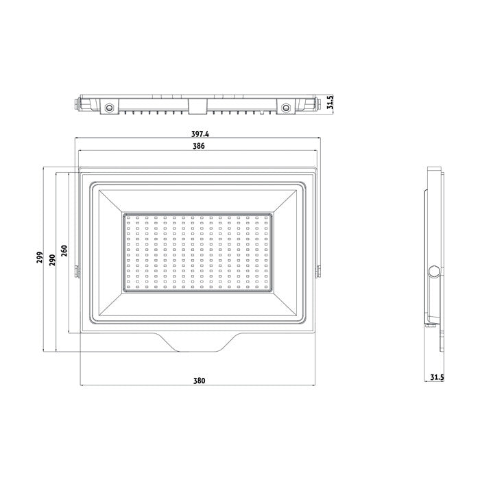 PROLETOR LED SLIM 220V 200W 6400K - AVIDE