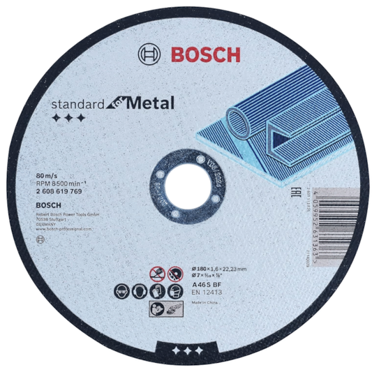 DISCO STANDARD METAL 180 X 1,6MM - BOSCH
