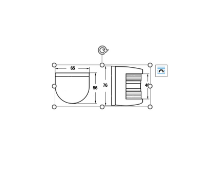 LUZ NAVEGAÇÃO LED 12V