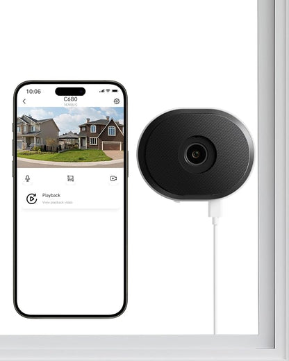 CAMARA VIGILANCIA WIFI INTERIOR P/JANELAS