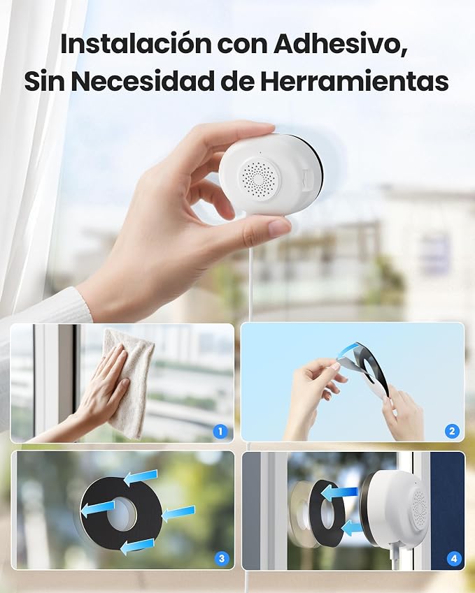 CAMARA VIGILANCIA WIFI INTERIOR P/JANELAS