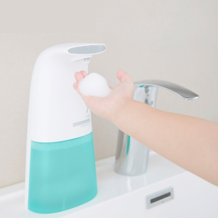 DISPENSADOR DE SABÃO AUTOMÁTICO COM SENSOR (250ML)