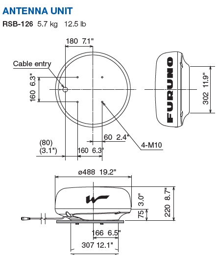 Radar WiFi Furuno DRS4W