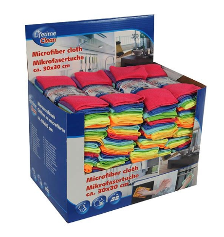 PACK 8 X PANOS DE MICROFIBRA (30 x 30mm) - LIFETIME CLEAN