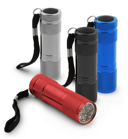 LANTERNA ALUMÍNIO 9 LEDS ALTOBRILHO - ESPERANZA