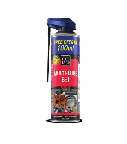 MULTI-LUBE 6 EM 1 ML 348 500 ML COM ADAPTADOR - TECTANE