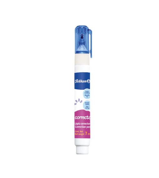 CORRETOR CANETA COM PONTA METÁLICA 7ML - PELIKAN