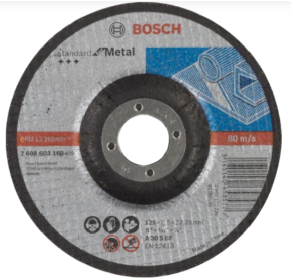 DISCO BOSCH 125 X 6.0mm REBARBAR  2.608.619.366