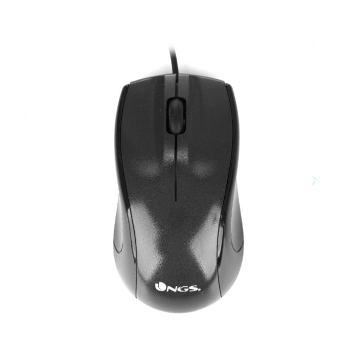RATO USB ÓTICO 800DPI (PRETO) - NGS BLACK MIST