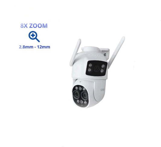 CÂMARA DE VIGILÂNCIA TRIPLA 12MP WIFI IP 3 LENTES