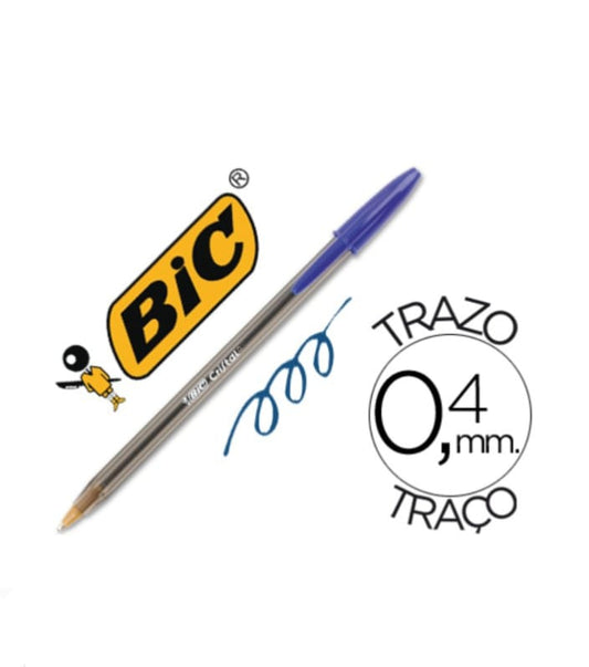 CANETA CRISTAL AZUL - BIC
