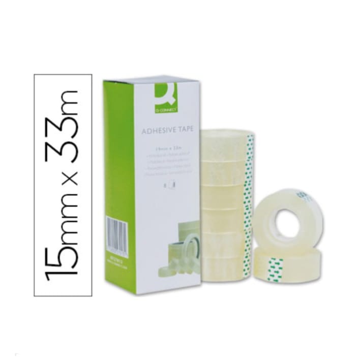 FITA ADESIVA 33MT X 15MM - Q-CONNECT