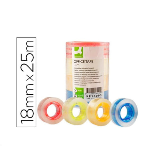 FITA ADESIVA MAN DRIL DE COR 25MT X18MM PACK DE 4 CORES - C-CONNECT