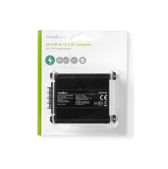 CONVERSOR DC-DC 24V-12V 10 AMP - NEDIS