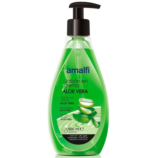 SABONETE LIQUIDO CREME ALOE VERA 500ML - amalfi