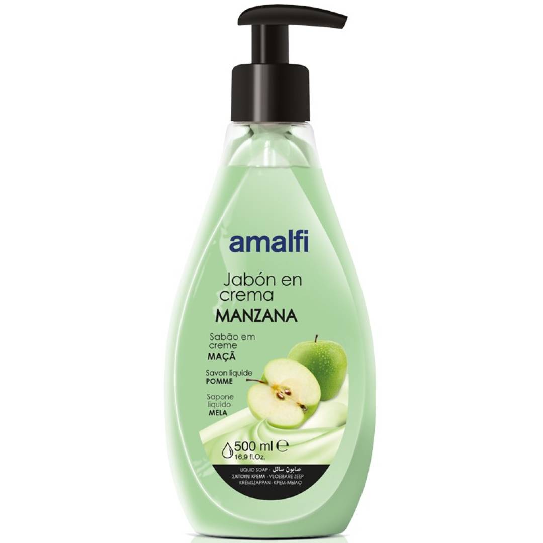 SABONETE LIQUIDO CREME MAÇA 500ML - amalfi