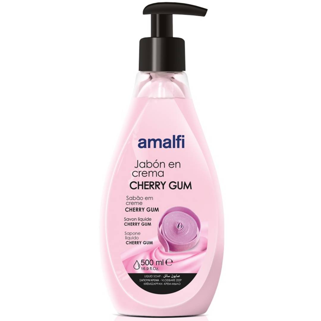 SABONETE LIQUIDO CREME CHERRY GUM 500ML - amalfi
