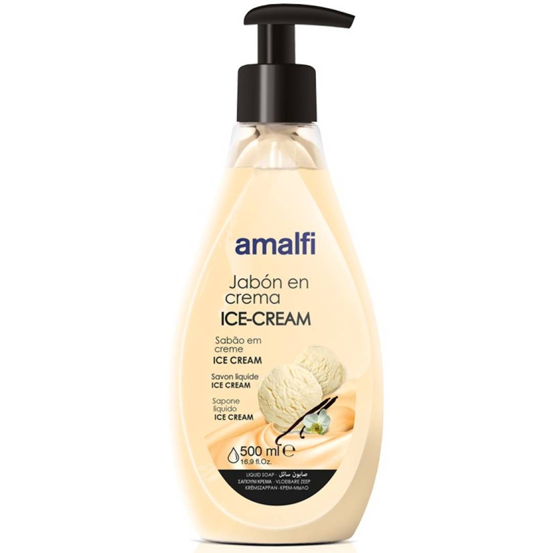 SABONETE LIQUIDO CREME ICE CREAM 500ML - amalfi