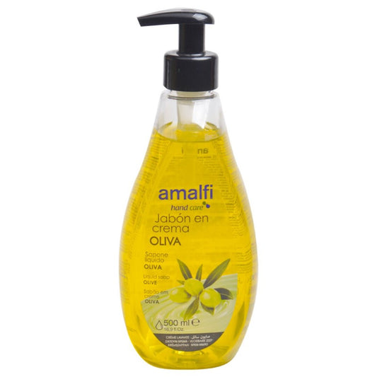 SABONETE LIQUIDO CREME OLIVA 500ML - amalfi