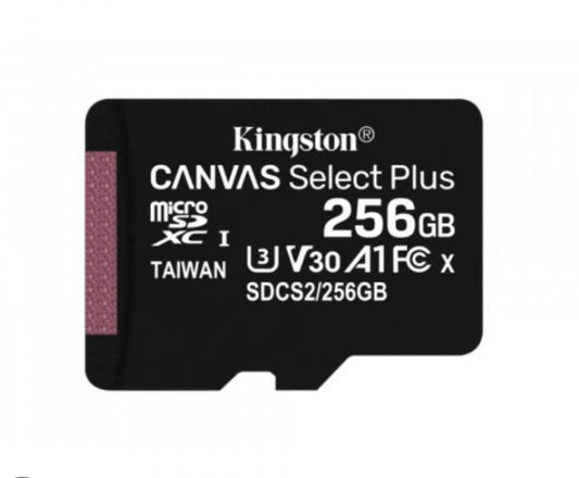 CARTÃO DE MEMÓRIA MICROSDXC 256GB (CLASSE 10) - KINGSTON