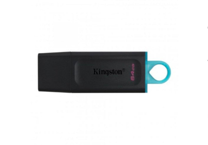 PEN DRIVE DATATRAVELER EXODIA 64GB USB 3.2 (PRETO) - KINGSTON