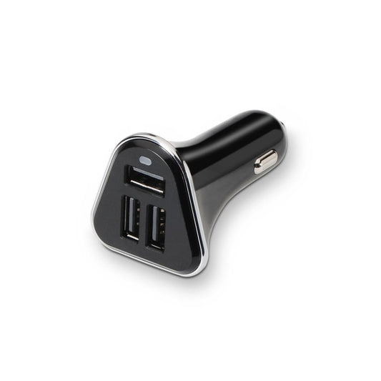 CARREGADOR DE CARRO 3 X USB 5.2 A (PRETO) - TooQ