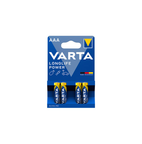PILHAS LONGLIFE POWER 4903 AAA BL4 - VARTA