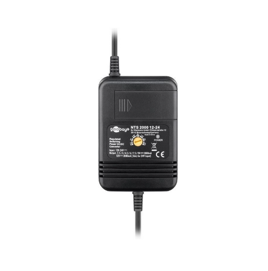 ALIMENTADOR DE ESQUEIRO 1,5 V  12V / 2A 24W - GOOBAY