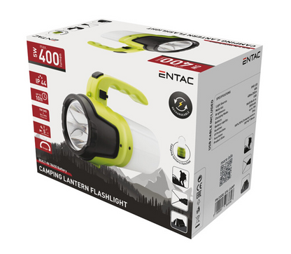 LANTERNA LED 5W FUNÇÃO CAMPING - ENTAC
