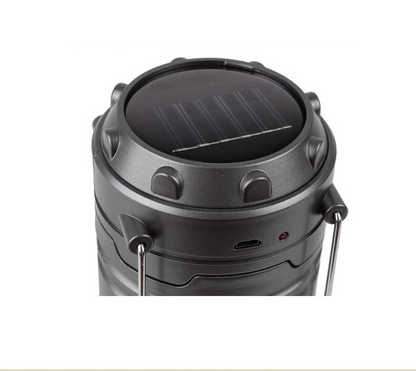 LANTERNA LED 3W CAMPING SOLAR - ENTAC