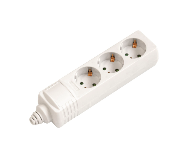 EXTENSÃO 3 TOMADAS SEM FIO BRANCA - NIMO