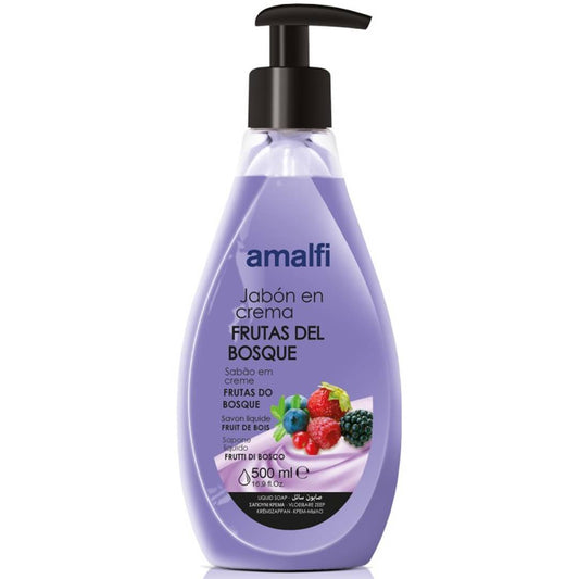 SABONETE LIQUIDO CREME FRUTAS DEL BOSQUE 500ML - amalfi