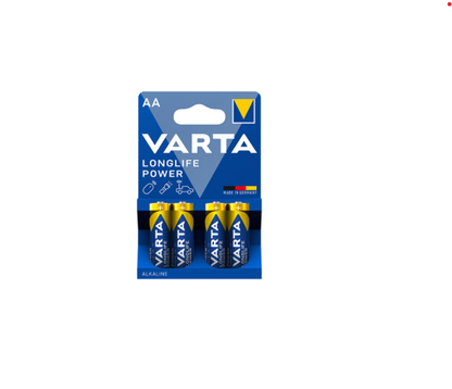 PILHAS LONGLIFE POWER 4906 AA BL4 - VARTA